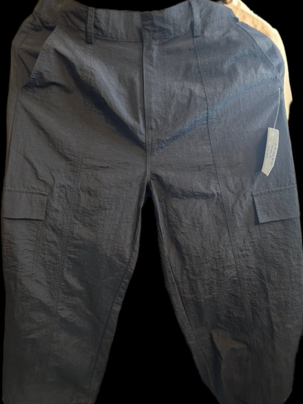 Size S Love Tree Lightweight Cargo Jogger Pants Black NWT